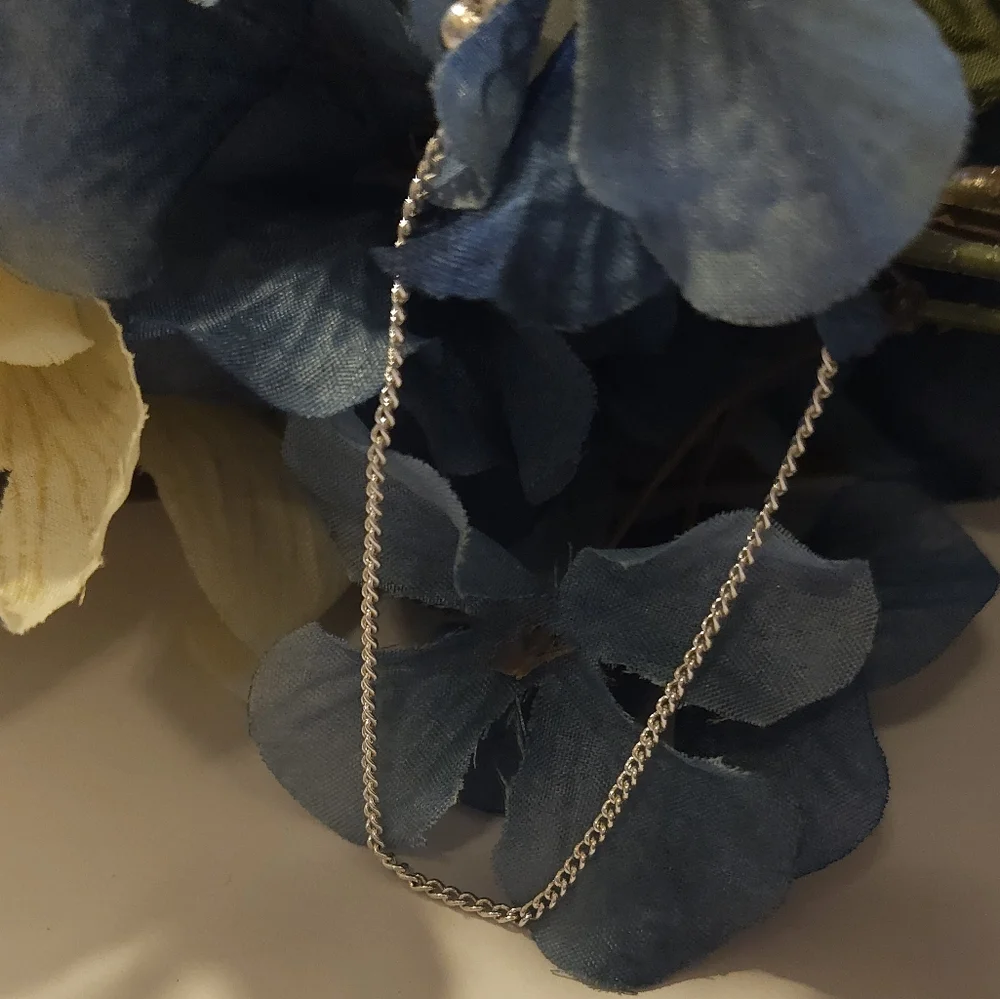 Dainty Silver Tone Chain Link Bracelet Adjustable 7